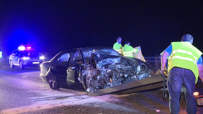 Un conductor kamikaze causa un muerto y varios heridos, entre ellos dos menores