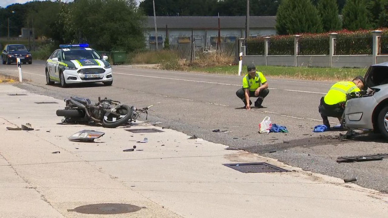 Muere un motorista en un accidente con un turismo