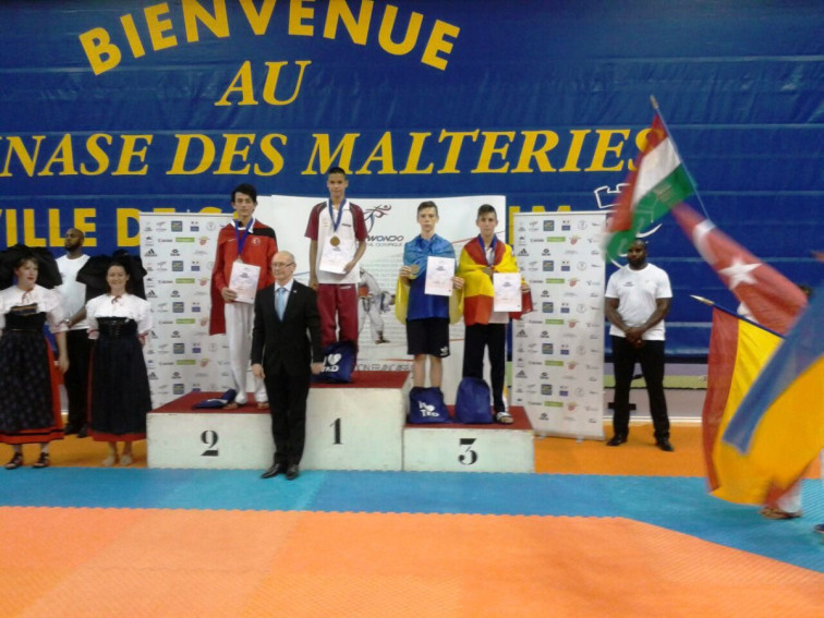 Unai Silva, bronce en el campeonato de Europa de taekwondo cadete