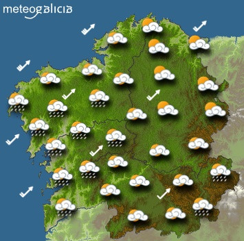 Predicciones meteorológicas para este viernes en Galicia: el mal tiempo sigue hasta el sábado, que cambia