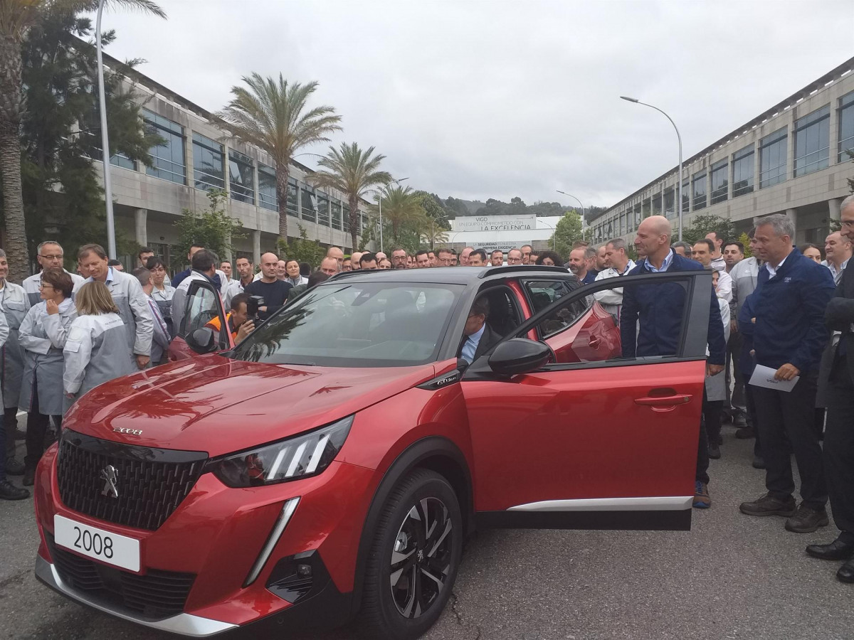 Presentación en sociedad del Peugeot 2008, en la planta de PSA en Vigo.