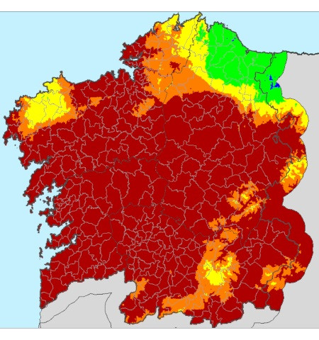 El tiempo no da tregua a la Galicia incendiada este fin de semana