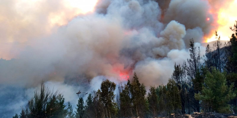 (VÍDEOS) Estabilizados los incendios de A Gudiña, Quiroga y Chandrexa: cerca de 700 hectáreas quemadas