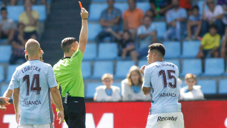 ​El enfado del Celta no llegará al Comité de Competición: no recurrirá las rojas de Beltrán y Sáenz