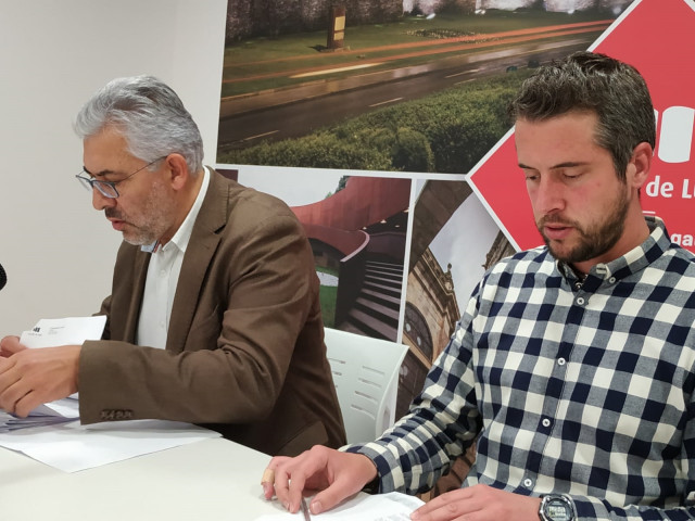 Rueda de de prensa tras la junta de gobierno local en Lugo.