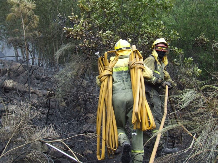 Queda controlado el incendio de Palmés (Ourense) tras quemar 230 hectáreas