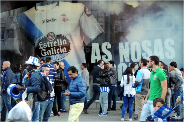 Vigilantes alertan de la inseguridad en los partidos del Deportivo del estadio de Riazor