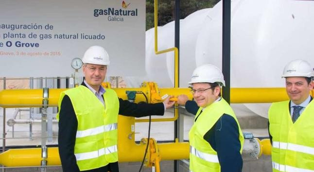 Gas Natural Galicia inaugura unha planta no Grove pra abastecer a 11.000 habitantes