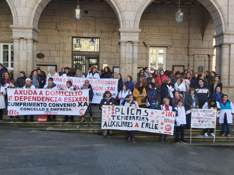 Hartas de ser privatizadas y explotadas, las trabajadoras del Servicio de Ayuda a Domicilio crean una plataforma en Galicia