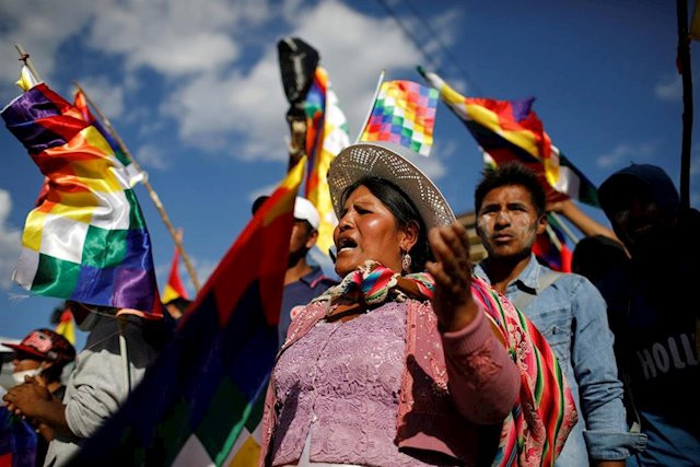 ​Convocadas protestas en ocho ciudades gallegas por la defensa de la democracia en Bolivia