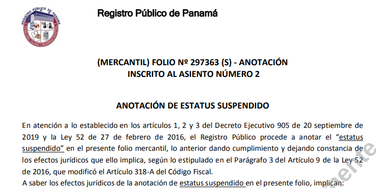 Panamá suspende la firma en la que Espinosa era directiva y el PP pide la dimisión de la ex-ministra