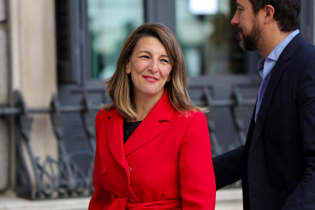 La ministra de Trabajo, Yolanda Díaz.