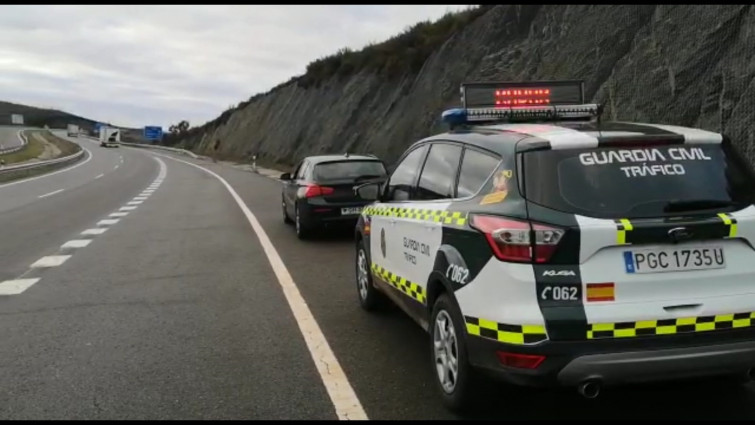 Drogado y a 212 km/h en una zona de A Mezquita limitada a 80 km/h