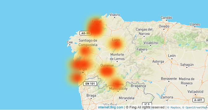 Una avería masiva deja temporalmente sin internet a miles de clientes de R Cable