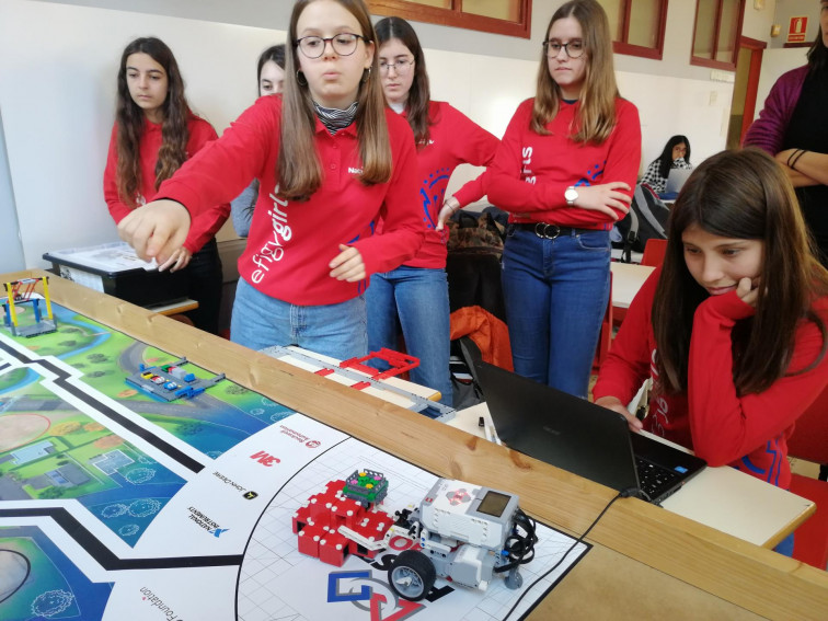 Ocho equipos de alumnas gallegas en un concurso internacional de ciencia gracias a la Fundación Naturgy