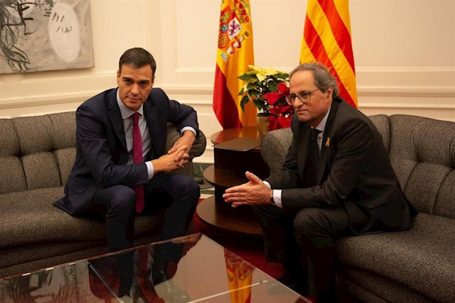 ​La reunión entre Sánchez y Torra se reunirán con más dudas que certezas sobre la mesa