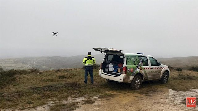 Drones de Axega colaboran con la búsqueda de un hombre de 98 años desaparecido en Rairiz de Veiga