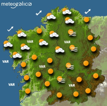 El tiempo para este miércoles en Galicia: Sin lluvia y con algo más de calor