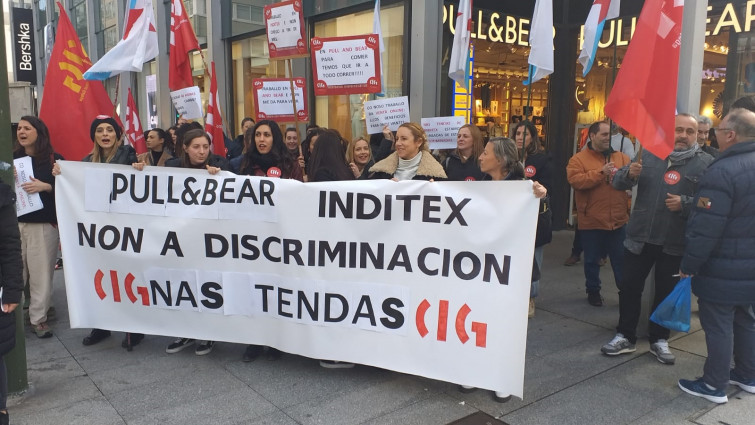 Operarias de Pull&Bear (Inditex) protestan contra la precariedad