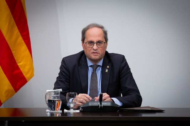 ​El presidente Torra es insolidario, los catalanes no