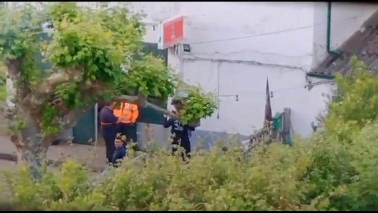 (Vídeo) Concejal de Betanzos y miembros de Protección Civil sorprendidos bebiendo en la calle