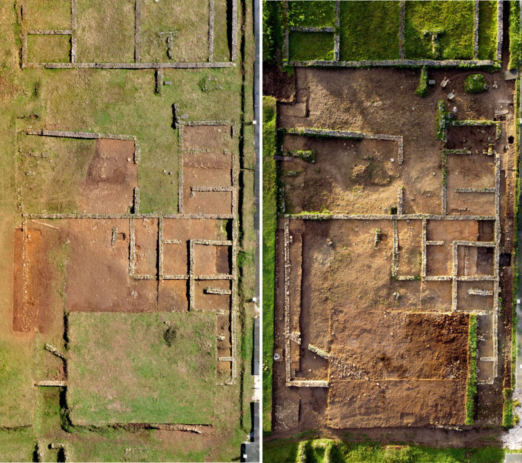 Ciadella, un campamento militar romano que resurge en Sobrado dos Monxes