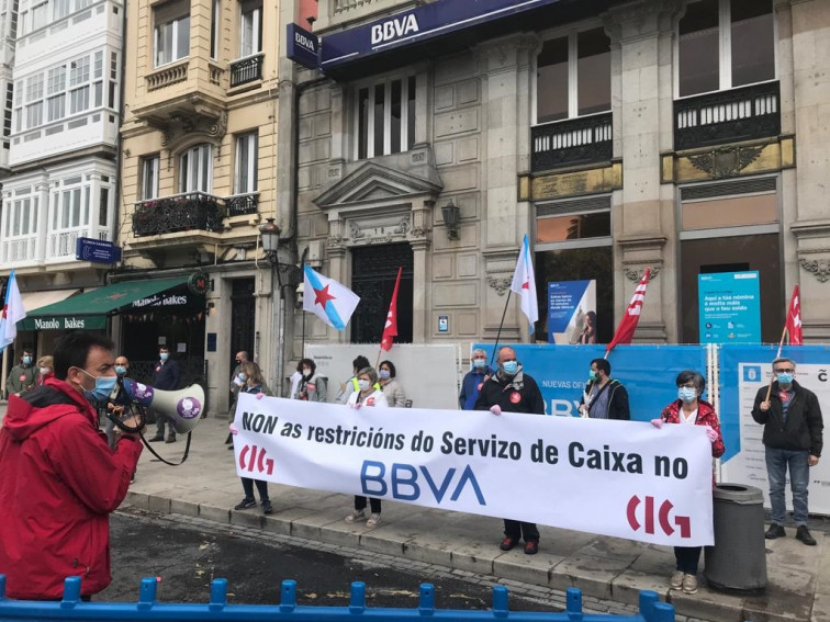 CIG anuncia protestas el próximo 16 de marzo contra el ERE que prepara el BBVA y que 