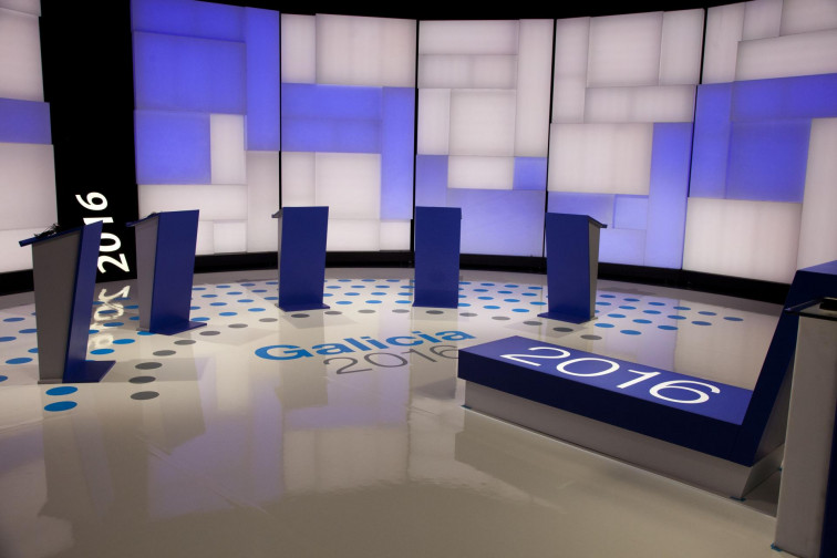 Los siete principales candidatos a la Xunta se miden hoy en el único debate televisado de la campaña electoral