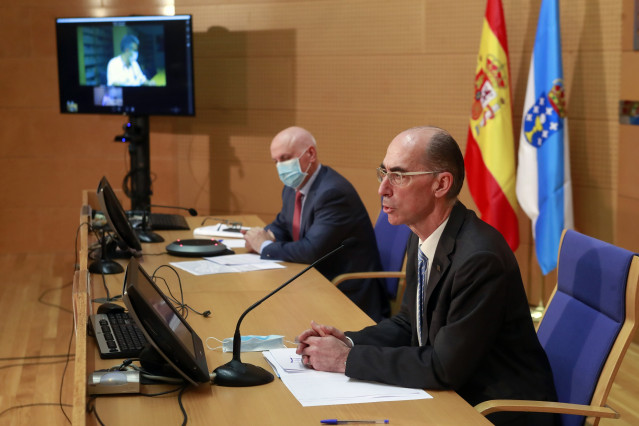 Rueda de prensa del conselleiro de Sanidade.