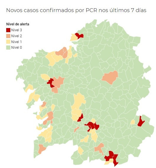 Narón entra en alerta máxima por positivos de coronavirus esta semana, nivel del que escapa Marín