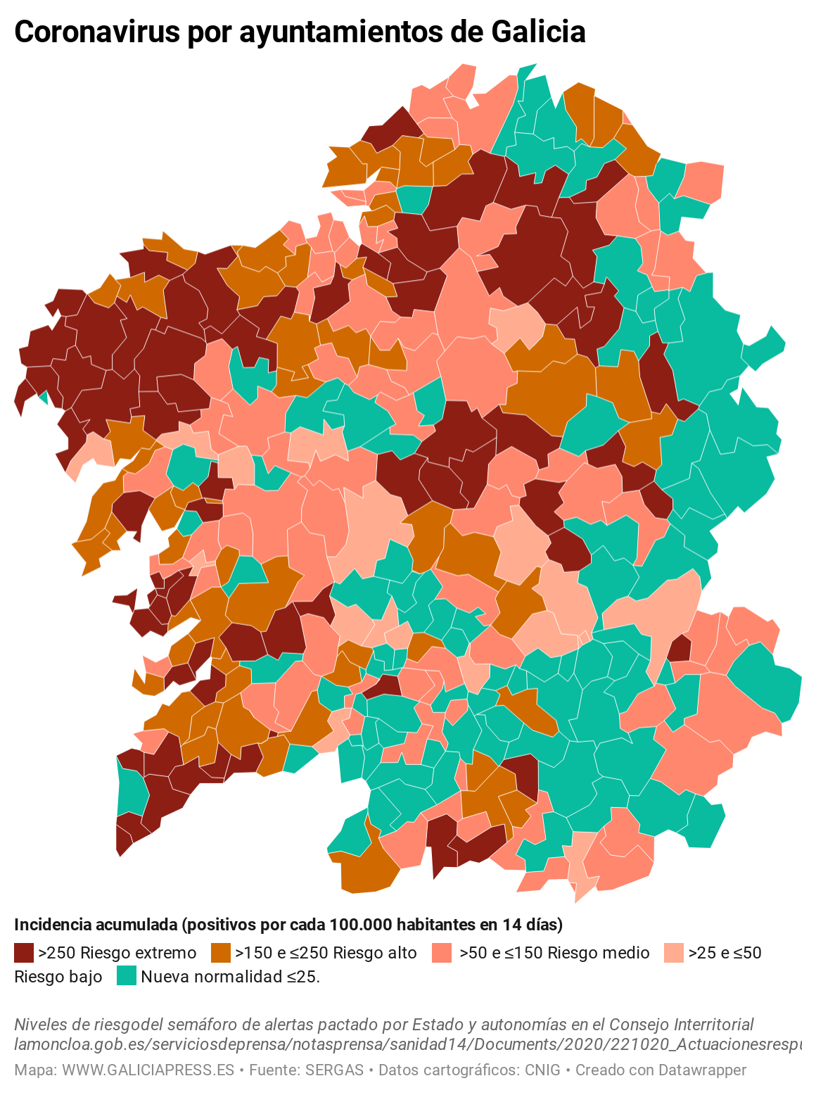 InXUz coronavirus por ayuntamientos de galicia nbsp 