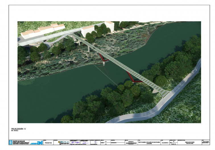 A Xunta iniciará en novembro a construción da nova ponte sobre o río Miño