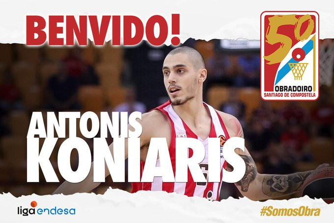 Koniaris aterriza en el Fontes do Sar: talento heleno para el juego del Obradoiro