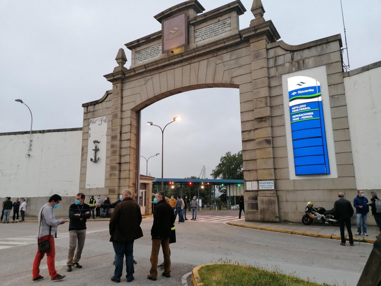 El Parlamento de Galicia demanda carga de trabajo en Navantia Ferrol para mantener la actividad del astillero