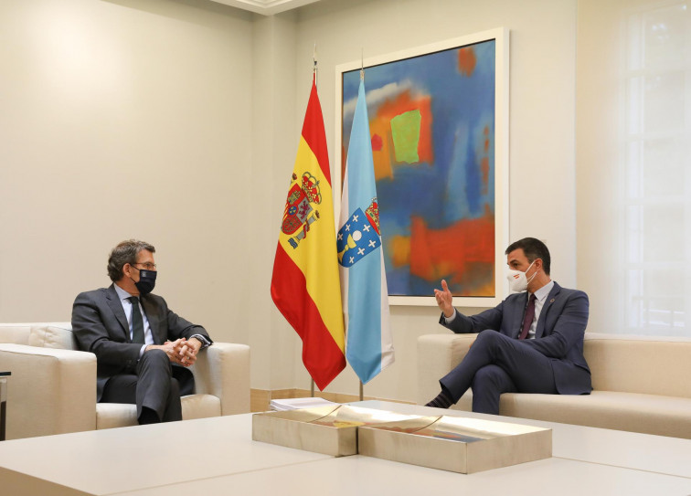 El AVE llegará a Galicia en el segundo semestre de 2021, asegura Pedro Sánchez a Feijóo