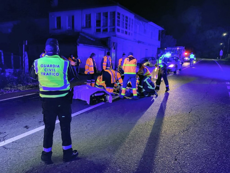 Jinete y su caballo atropellados en Maside (Ourense) resultan heridos de gravedad