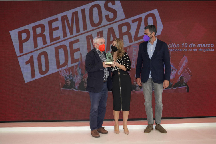 Suso Díaz, padre de Yolanda Díaz, entre los donantes del Fondo de Resistencia de los huelguistas de CC.OO.