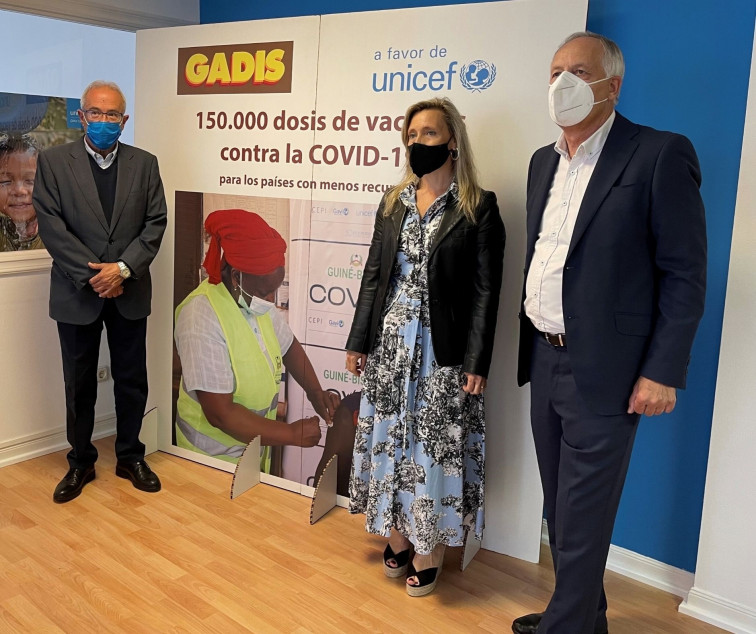 Compromiso de Gadis y Unicef para enviar 150.000 vacunas a países con menos recursos contra la Covid-19