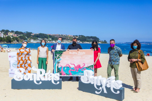 Presentación del Festival SonRías Baixas, en Bueu (Pontevedra)