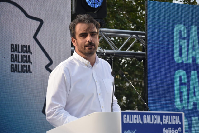 Archivo - Diego Calvo, presidente del PP provincial de A Coruña.