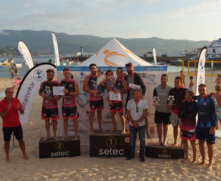 Diego Ferreira y Adolfo Pérez “Fito” ganan la Superliga de Futevolei de Galicia en el torneo de Nigrán