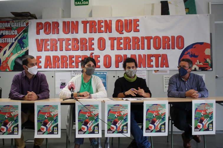 Menos AVE y más tren de proximidad, reivindican varias concentraciones en Galicia este viernes