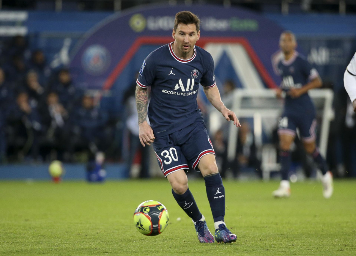 Lionel Messi, en un partido con el PSG