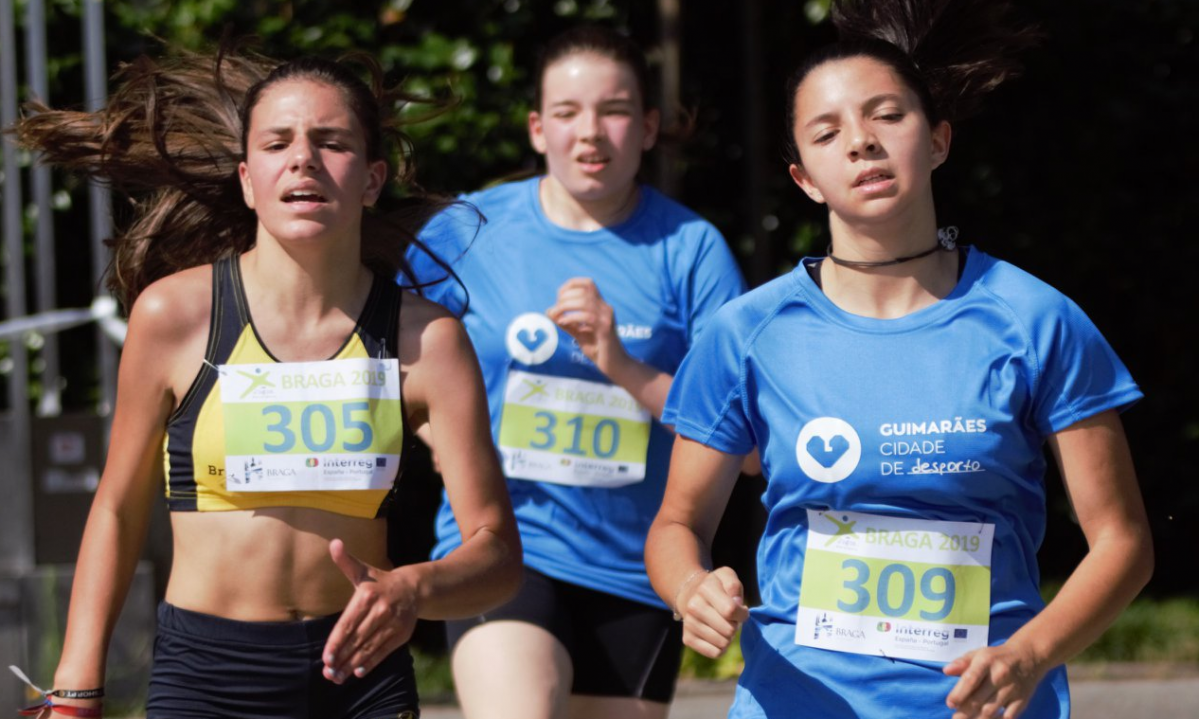 Corredoras en una pasada edición de la prueba de atletismo organizada por el Eixo Atlántico