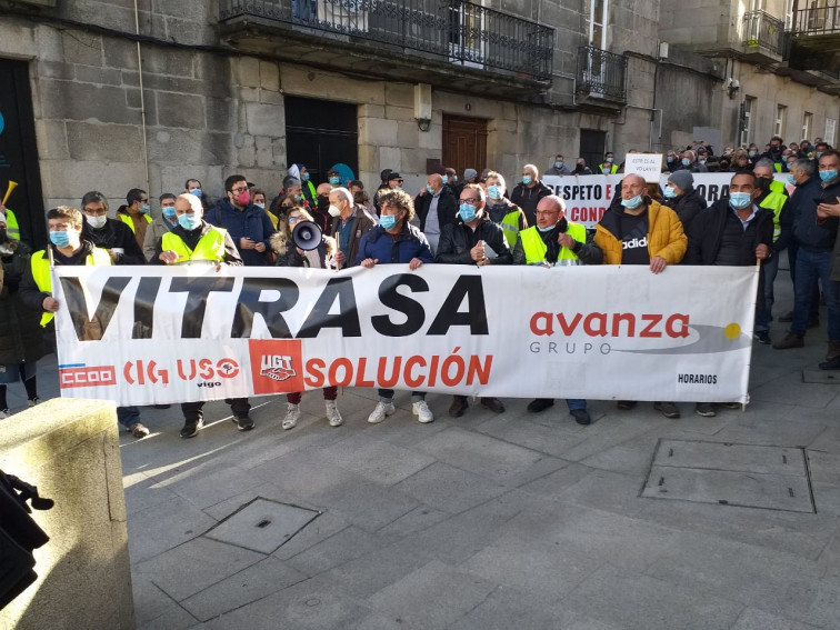 Huelga indefinida de los trabajadores de Vitrasa que piden 