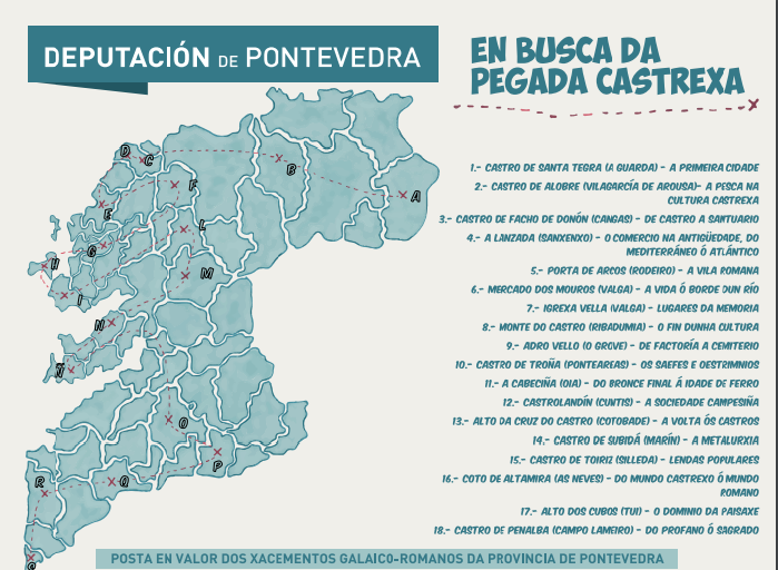 A Deputación de Pontevedra intervirá en 18 xacementos arqueolóxicos