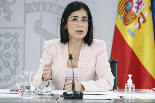 La ministra de Sanidad, Carolina Darias