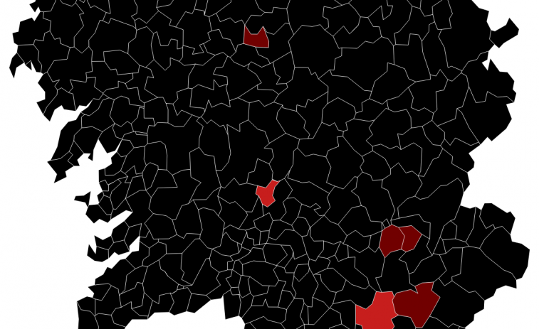 Covid municipios: fuerte subida en Vigo (+130) y Ourense (+67) y no queda ninguno sin positivos esta semana