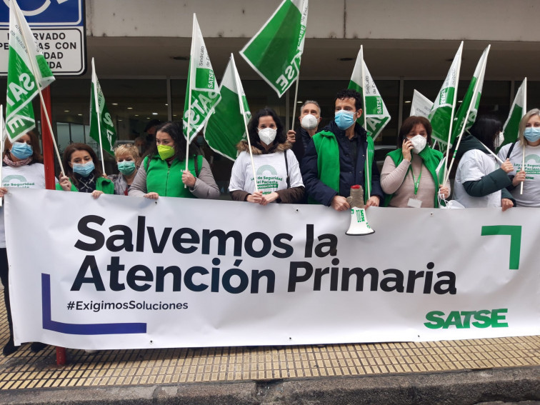 Satse reclama en centros de salud gallegos y de toda España soluciones por el deterioro de la Atención Primaria