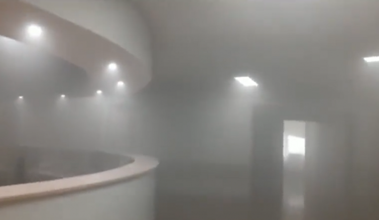 (Vídeo) Un incendio psiquiatría el hospital Álvaro Cunqueiro de Vigo extinguido gracias a los vigilantes de seguridad